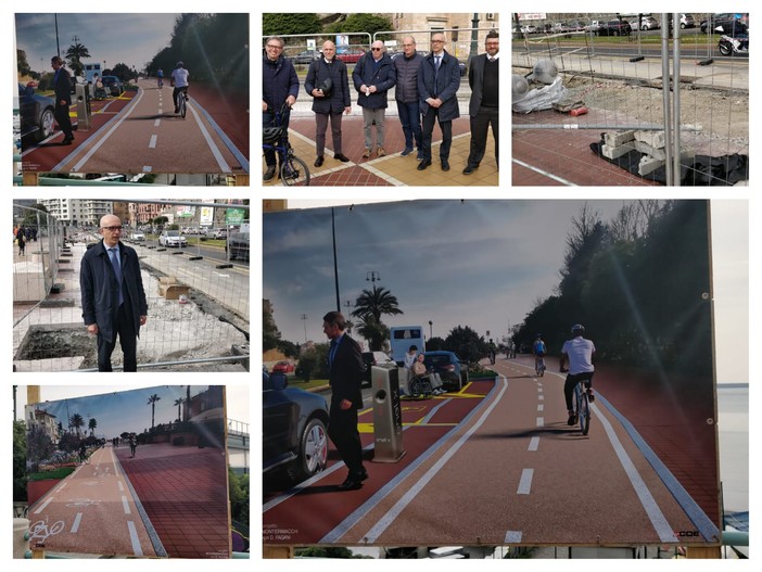 Pista ciclabile di corso Italia, a metà aprile l'apertura del primo lotto, "Non ci saranno problemi per il traffico" (Foto e Video)