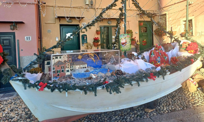Il presepe di Boccadasse. Foto Laura Parodi