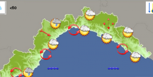 Meteo: sarà un sabato 19 settembre parzialmente nuvoloso su savonese e genovese