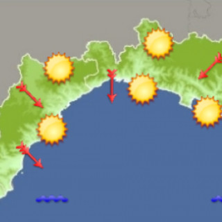 Meteo: giornata di bel tempo su genovese e levante, in arrivo forti raffiche di vento