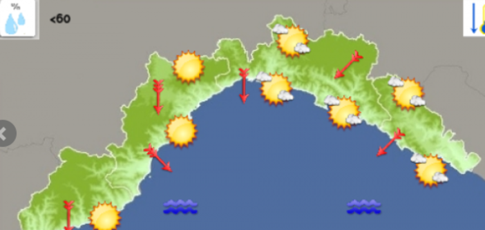 Meteo: sarà una giornata caratterizzata dal bel tempo sul genovese Meteo: sarà una giornata caratterizzata dal bel tempo sul genovese