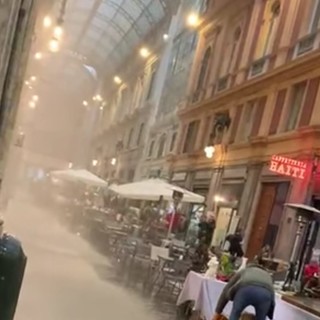 Pioggia in galleria Mazzini, una sentenza del 2017 condanna il comune a risarcire il condominio di via Roma