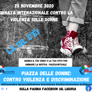 Uil Liguria, il 25 novembre giornata internazionale contro la violenza sulle donne: "Piazza delle donne contro violenza e discriminazione"