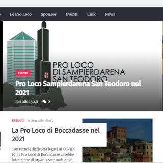 Il Consorzio Pro Loco Genova rinnova il suo sito internet