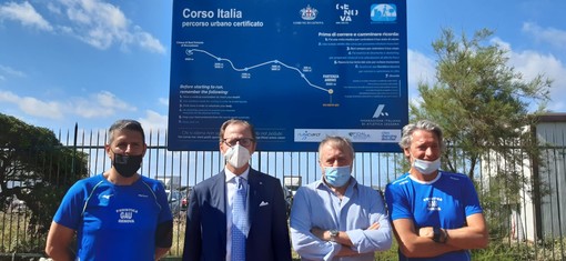 Corso Italia entra nel circuito dei percorsi Bandiera Azzurra certificati dalla Federazione italiana atletica leggera