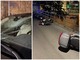 Raid vandalico nella notte a Dinegro, danneggiati auto e scooter parcheggiati