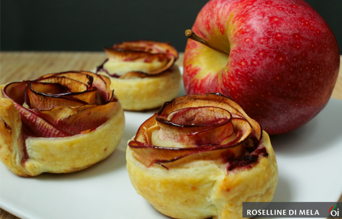 MercoledìVeg di Ortofruit: oppgi prepariamo le deliziose roselline di mela