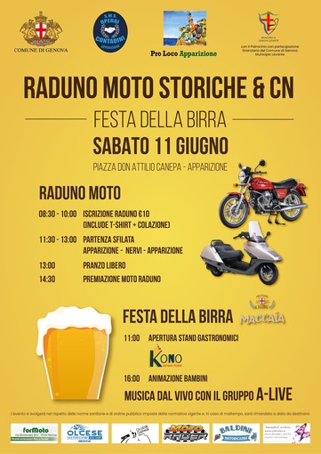 Apparizione, sabato il raduno di moto storiche organizzato dalla pro loco