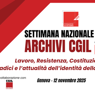 "Lavoro, Resistenza e Costituzione": Le radici della repubblica in convegno a Genova