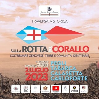 "Sulla rotta del corallo", sabato la traversata in barca a vela tra Pegli, Tabarca, Calasetta e Carloforte