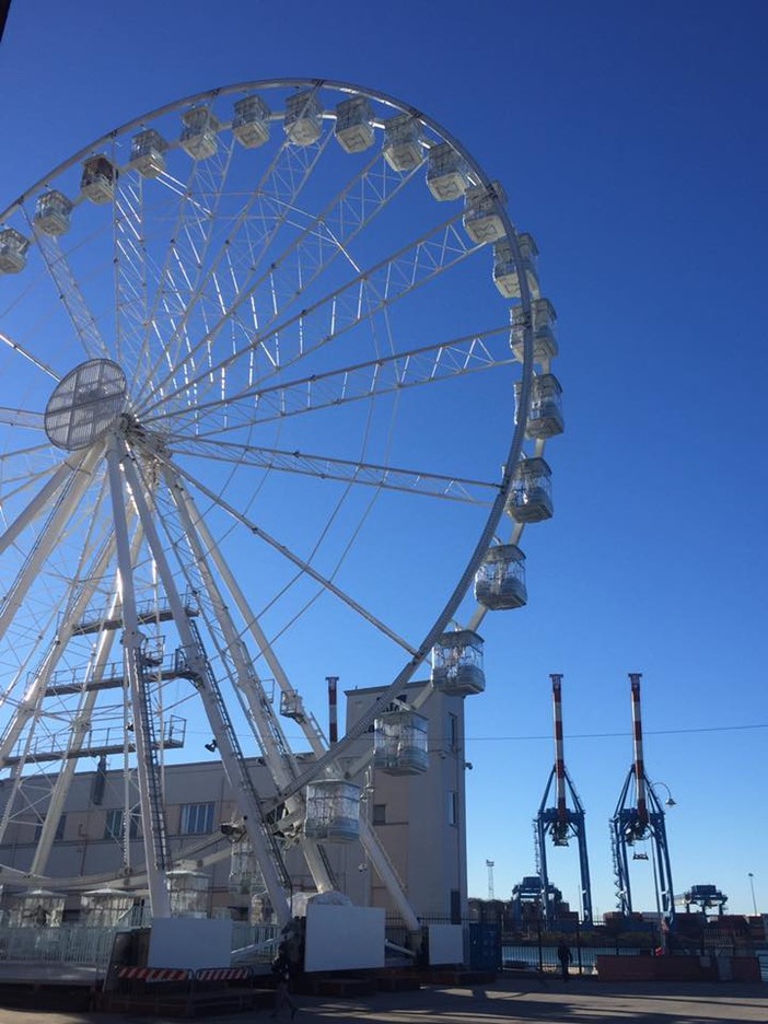 La Grande Ruota Panoramica torna a Genova ai Magazzini del Cotone dal 1° dicembre