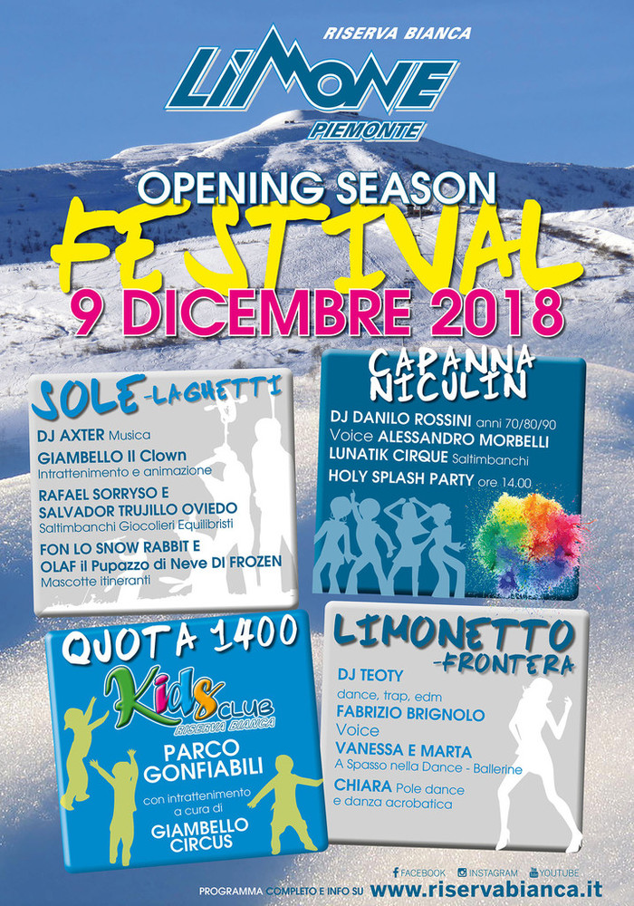 Domenica 9 dicembre andrà in scena il prossimo grande evento targato Riserva Bianca Domenica 9 dicembre andrà in scena il prossimo grande evento targato Riserva Bianca