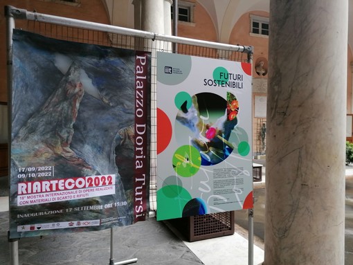 Fino al 9 ottobre a Palazzo Tursi la 18esima edizione di Riarteco, mostra internazionale di opere realizzate con materiali di scarto e rifiuti Fino al 9 ottobre a Palazzo Tursi la 18esima edizione di Riarteco, mostra internazionale di opere realizzate con materiali di scarto e rifiuti