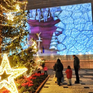 Recco: contributo economico dalla Regione Liguria per il videomapping di Natale sulla Casa comunale