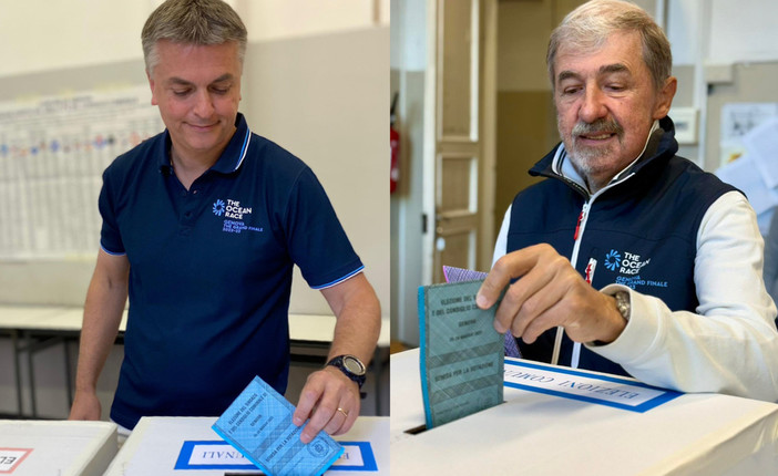 Elezioni comunali, tra i primi a votare il deputato Edoardo Rixi e il presidente di Regione Liguria Marco Bucci Elezioni comunali, tra i primi a votare il deputato Edoardo Rixi e il presidente di Regione Liguria Marco Bucci