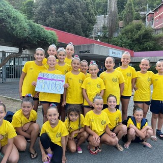 Rapallo Nuoto, trionfo per le ragazze del sincro al campionato regionale