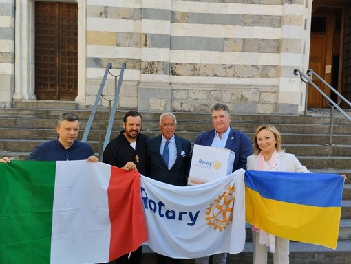 Solidarietà all'Ucraina, il Rotary distretto 2032 dona 26mila euro (Video)