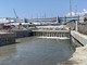 L'acqua del mare è entrata nel Waterfront di Levante. Bucci: &quot;È una giornata storica&quot; (FOTO e VIDEO)