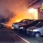 Sampierdarena, nella notte a fuoco alcuni veicoli in via Carlo Orgiero