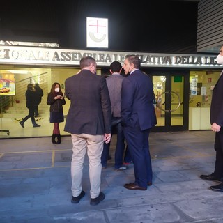 Regione, clima disteso dopo le accuse della Lega, Toti: "La verifica? Ci sarà" Regione, clima disteso dopo le accuse della Lega, Toti: "La verifica? Ci sarà"