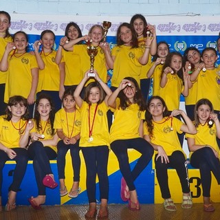 Rapallo Nuoto, esordio emozionante per le ragazze del sincro in una gara dall'importante impegno sociale