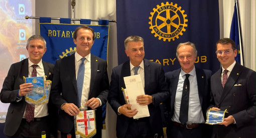 Infrastrutture liguri, Rixi fa il punto su Terzo Valico, diga e Gronda all’incontro dei Rotary Infrastrutture liguri, Rixi fa il punto su Terzo Valico, diga e Gronda all’incontro dei Rotary