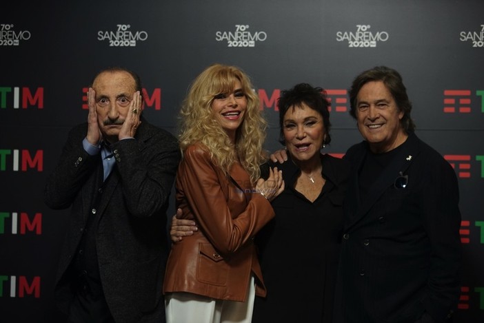 I Ricchi e Poveri in occasione della reunion per il Festival di Sanremo 2020: il primo da sinistra è Franco Gatti I Ricchi e Poveri in occasione della reunion per il Festival di Sanremo 2020: il primo da sinistra è Franco Gatti