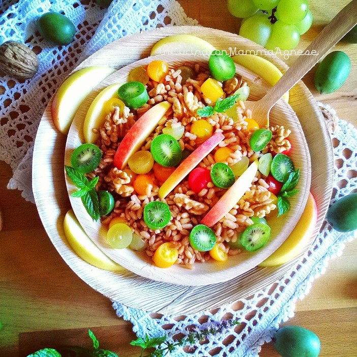 Mercoledì Veg: stuzzicheria d'orzo con nergi e verdure