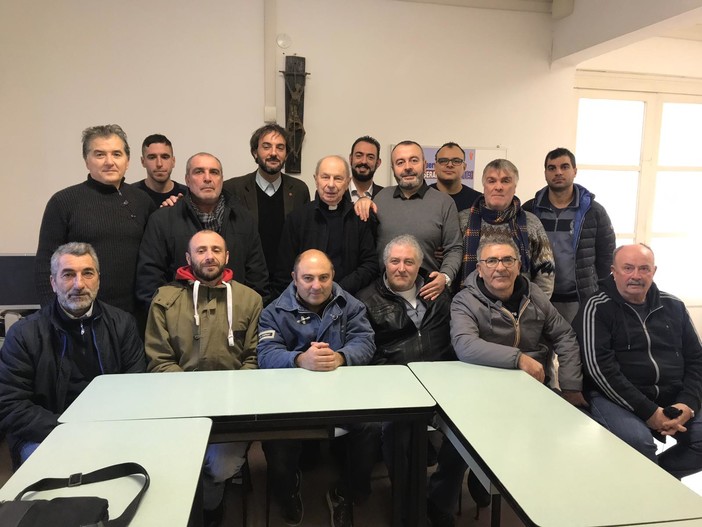 Fillea Cgil, Filca Cisl e Feneal Uil ricevuti da Don Franco Molinari Fillea Cgil, Filca Cisl e Feneal Uil ricevuti da Don Franco Molinari
