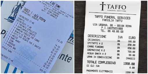 Dopo i 2 euro per il piattino condivisione gli scontrini ironici "alla ligure" si moltiplicano sui social Dopo i 2 euro per il piattino condivisione gli scontrini ironici "alla ligure" si moltiplicano sui social