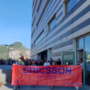 Ericsson, corteo contro i 131 esuberi: “A rischio oltre il 40% dei lavoratori, sono 131 famiglie”