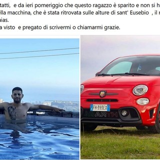 E' stato ritrovato e sta bene, Mirko Saias, il giovane scomparso a Molassana