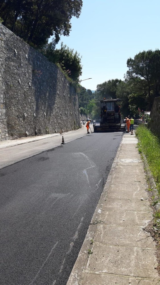 Riaperta a doppio senso l’Aurelia alla collina delle Grazie a Chiavari Riaperta a doppio senso l’Aurelia alla collina delle Grazie a Chiavari