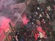 Genoa-Bari, nuovi video degli scontri fuori dallo stadio, poliziotti presi a calci dagli ultras