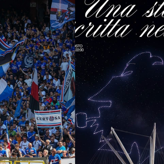 Sampdoria, 80 anni di storia: oggi la città si colora di blucerchiato tra 450 droni e la grande festa della Sud