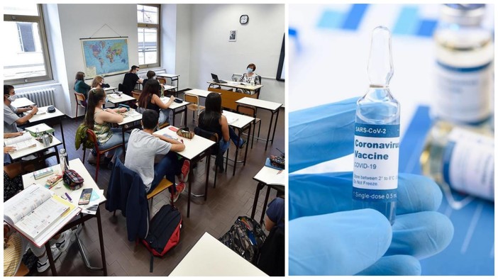 Covid19 e scuola: in Liguria il 65% del personale ha completato il ciclo vaccinale