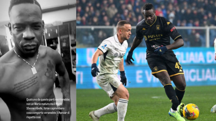 Balotelli ai margini del Genoa, lo sfogo social: "Qualcuno meriterebbe il Mario ribelle" Balotelli ai margini del Genoa, lo sfogo social: "Qualcuno meriterebbe il Mario ribelle"