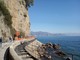 Portofino, via allo smontaggio della passerella che ha spezzato l'isolamento del borgo