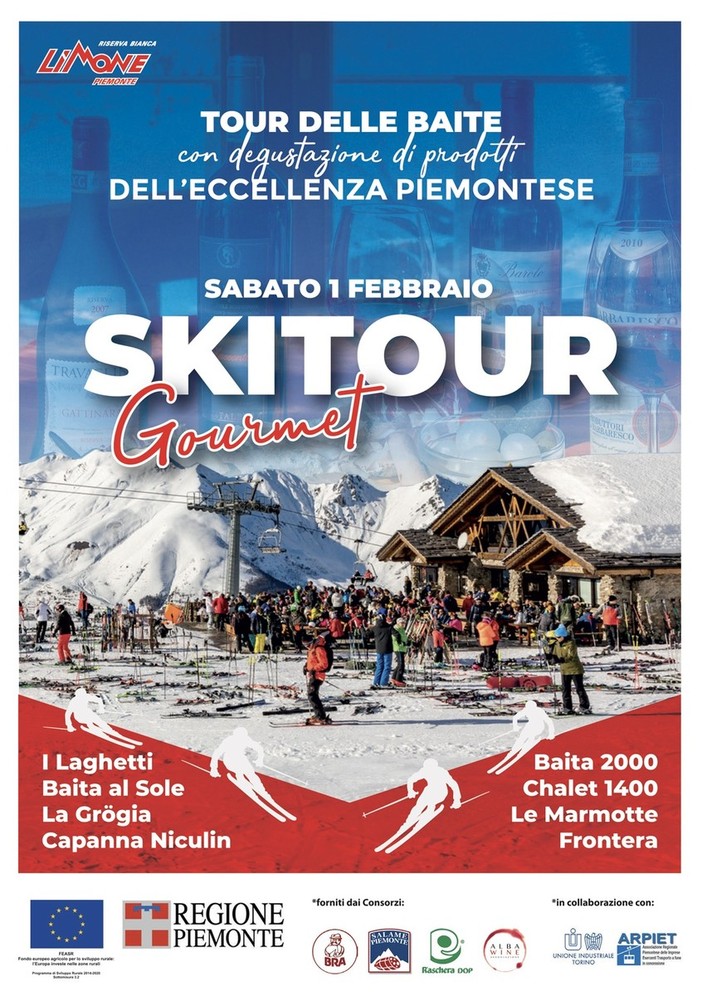 Alla Riserva Bianca di Limone Piemonte arriva lo speciale "Skitour Gourmet"