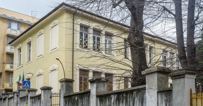 La scuola elementare Alfieri di Multedo