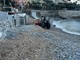 Recco, lavori post-mareggiata: chiude temporaneamente la spiaggia dei Frati Recco, lavori post-mareggiata: chiude temporaneamente la spiaggia dei Frati
