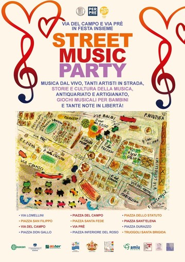 Music Street Party, sabato 6 maggio la grande festa in tutto il Sestiere di Pre' Music Street Party, sabato 6 maggio la grande festa in tutto il Sestiere di Pre'