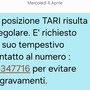 Truffe via sms sulla Tari, l’allarme di Amiu: “Non richiamate” Truffe via sms sulla Tari, l’allarme di Amiu: “Non richiamate”