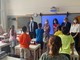 Primo giorno di scuola, visita del presidente della regione Giovanni Toti e il Sindaco Marco Bucci all'Istituto Comprensivo Terralba di Genova