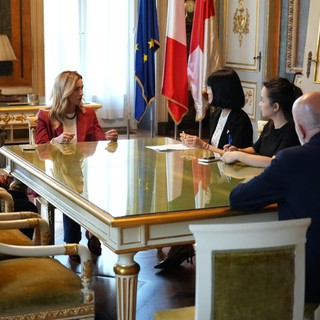 La Sindaca Silvia Salis riceve a Palazzo Tursi l'Ambasciatrice del Vietnam Nguyen Phuong Ahn