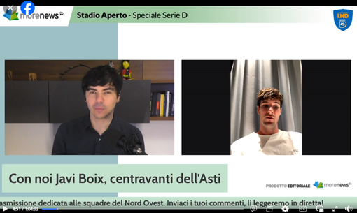 Stadio Aperto. Ospite Javi Boix, bomber dell'Asti. Ricorso dell'RG Ticino contro il Città di Varese (VIDEO)