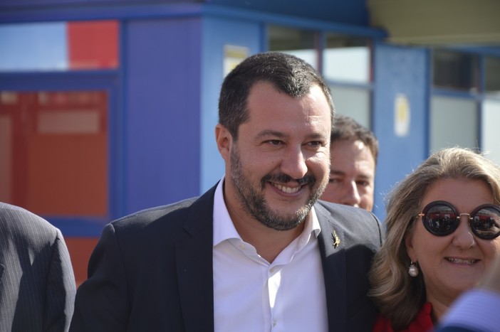 Salvini al Salone Nautico: &quot;Il Commissario dovrà essere bravo, onesto, veloce&quot;. Ma niente nome