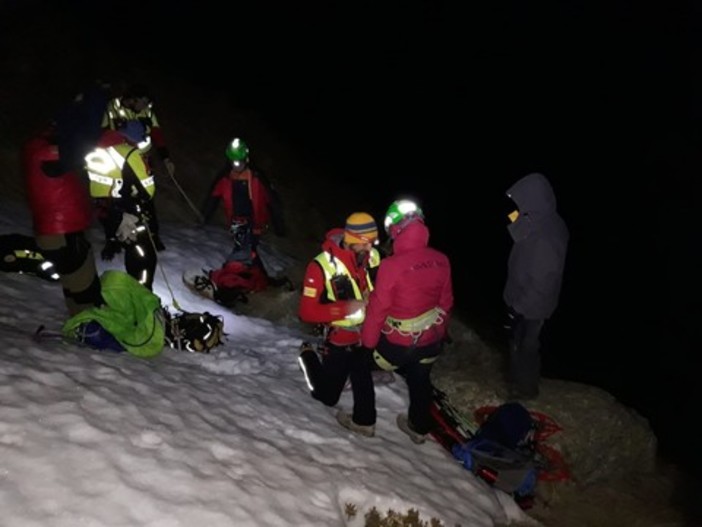 Recuperati i due alpinisti dispersi in zona Ribordone