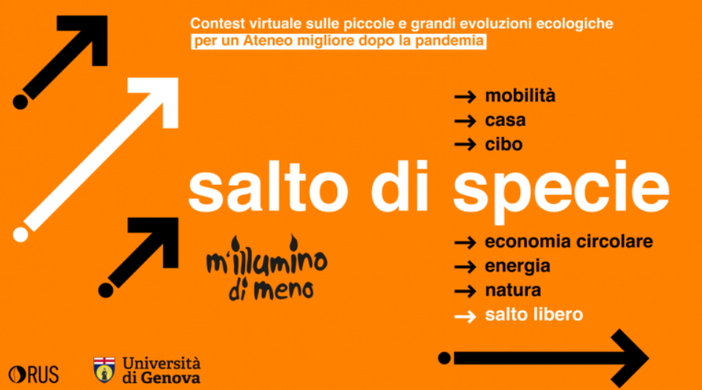 Università Genova e la RUS partecipano all'iniziativa 'M'illumino di meno'