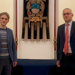 Nella foto il Sindaco Paolo Donadoni e il nuovo Amministratore Unico della Progetto Santa Margherita Srl Alberto Cappato